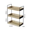 3 Tier Bathroom Counter Organizer, Counter Standing Rack Cosmetic Holder, Bathroom Countertop Organizer and Storage Shelf, Vanity Organizer Bathroom C