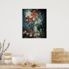 Meadow Serenity: Still Life with Meadow Flowers Poster