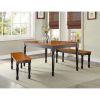 Kitchen Farmhouse Solid Wood Dining Bench